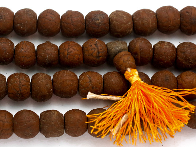 Bodhi Seed Prayer Beads Mala 12-15mm (NP536)