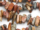 Red Creek Jasper Stick Gemstone Beads 12-25mm (GS1661)