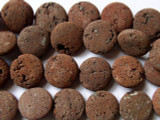 Red Natural Lava Rock Round Tabular Beads 18mm (LAV50)
