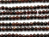 Garnet Faceted Round Gemstone Beads 3mm (GS6001)