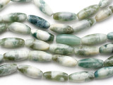 Olive Agate Oval Gemstone Beads 20mm (GS1837)
