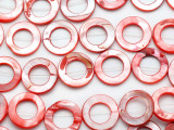 Pink Ring Shell Beads 20mm (SH171)