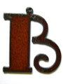 B - Rustic Iron Pendant (IR11)