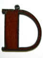 D - Rustic Iron Pendant (IR13)
