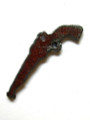 Small Gun, Pistol - Rustic Iron Pendant (IR114)