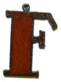 F - Rustic Iron Pendant (IR15)
