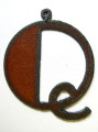 Q - Rustic Iron Pendant (IR26)