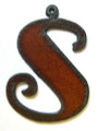 S - Rustic Iron Pendant (IR28)