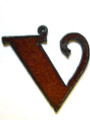 V - Rustic Iron Pendant (IR31)