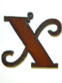 X - Rustic Iron Pendant (IR33)