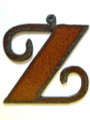 Z - Rustic Iron Pendant (IR35)