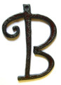 B - Rustic Iron Pendant (IR37)