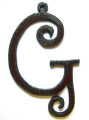 G - Rustic Iron Pendant (IR42)