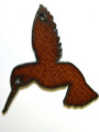 Hummingbird - Rustic Iron Pendant (IR95)