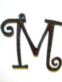 M - Rustic Iron Pendant (IR48)