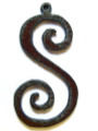 S - Rustic Iron Pendant (IR54)