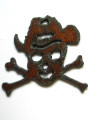 Cowboy Skull and Crossbones - Rustic Iron Pendant (IR108)