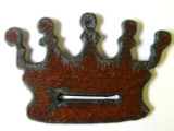 Crown - Rustic Iron Pendant (IR124)