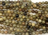 Green Garnet Round Gemstone Beads 10mm (GS6020)