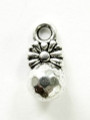 Faceted Ball - Pewter Pendant (PW1076)