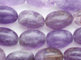 Amethyst Irregular Oval Gemstone Beads 28-35mm (GS2158)