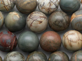 Red Creek Jasper Round Gemstone Beads 18mm (GS2213)