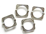 Pewter Bead - Open Square 15mm (PB147)