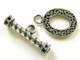 Pewter Oval Toggle Clasp 32mm (PB243)