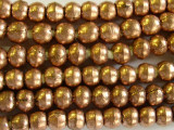 Copper Irregular Round Beads 8mm - Ethiopia (ME243)