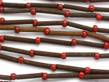 Old Copper Tube Beads 14-22mm - Cameroon (ME270)