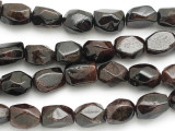 Garnet Faceted Nugget Gemstone Beads 12-14mm (GS2411)