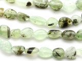Prehnite Large Nugget Gemstone Beads 10-16mm (GS2364)