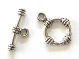 Pewter Toggle Clasp 8mm (PB330)