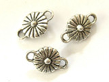 Pewter Flower Connector 16mm (PB306)