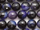 Purple Quartz Faceted Round Gemstone Beads 12mm (GS2573)