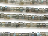 Labradorite Irregular Heishi Gemstone Beads 6mm (GS2617)