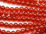 Carnelian Round Gemstone Beads 6mm (GS342)