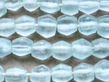 Frosty Clear Recycled Glass Beads - Indonesia 12-15mm (RG362)