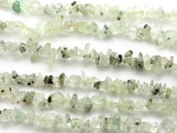 Prehnite Chip Gemstone Beads - 34" strand (GS505)