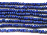 Cobalt Blue Glass Beads - 44" strand (JV9029)
