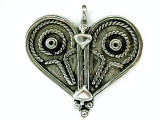 African Heart - Pewter Pendant (PW24)