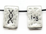 Runestone Astrology Pewter Pendant - "Ing" - May (PWR22)