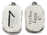 Runestone Prophecy Pewter Pendant - "Cycles" -  (PWR35)