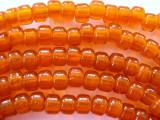 Crow Beads - Transparent Orange Glass 9mm (CROW13)