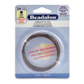 Antique Brass Round Wire - 24 Gauge (SUP16)