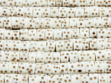 Natural Carved Bone Beads 7-8mm (B9026)