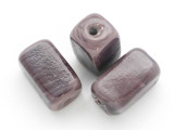 Purple Rectangular Glass Bead 24-26mm (AP1243)