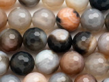 Agate Faceted Round Gemstone Beads 16mm (GS2910)