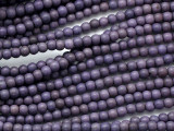 Purple Magnesite Round Gemstone Beads 3-4mm (GS2656)