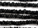 Black Tulip Recycled Glass Beads 17mm - Africa (RG547)
